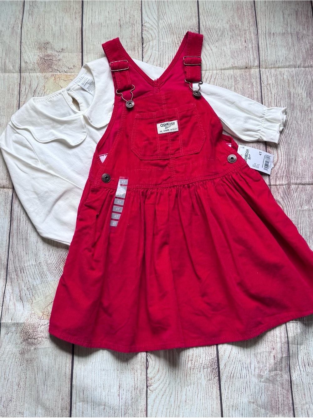OshKosh B'gosh Red Corduroy Jumper